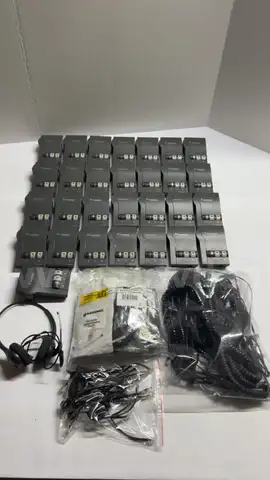 Lot of Plantronics Vista M22 Telephone Headset Amplifiers and Accessories