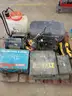 Skid of power tools