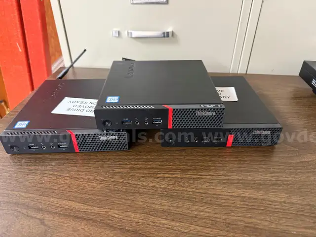 4 desktop computers