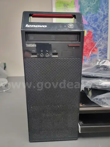 LOT OF - COMPUTER MONITORS, HOLDERS, COMPUTER TOWERS &#x26; KEYBOARDS