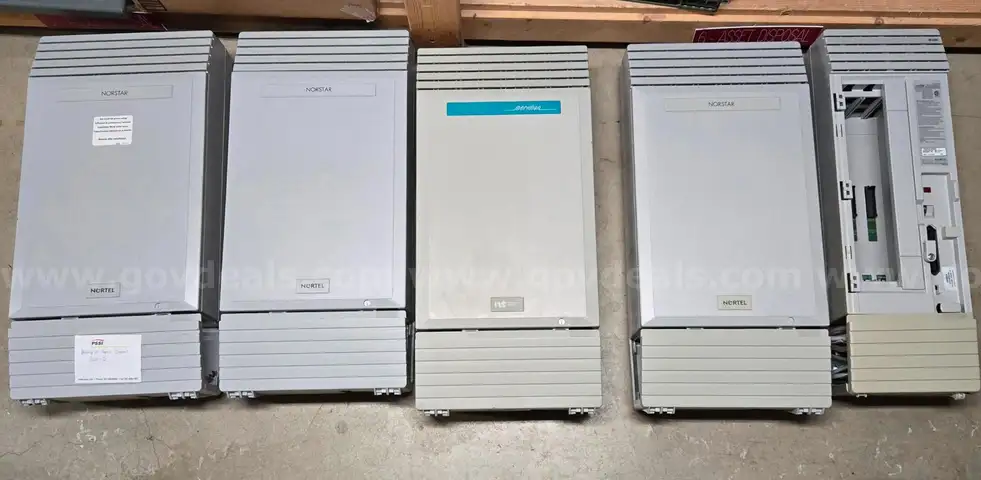 NORTEL & NORSTAR MICS MODULAR BASE CABINET SYSTEMS