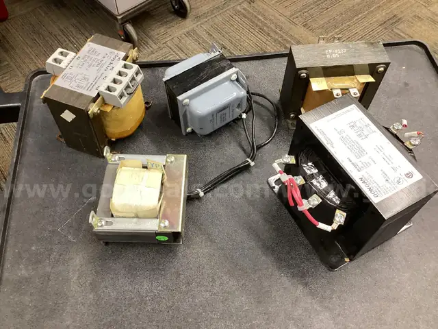 Professional Grade Industrial Control Transformer & Reactor Lot – Set of 5