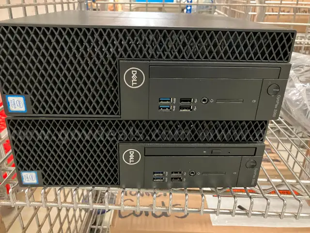 Lot of 2 - Dell OptiPlex 3060 SFF Desktop | Intel Core i5 8th Gen | 8GB RAM | 128GB SSD | No OS