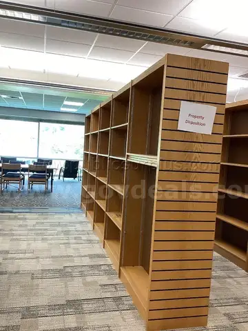 Professional Library Shelving Unit