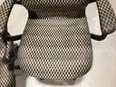 Set of 2 Professional Task Chairs – Modern Checkered Pattern