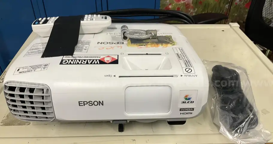 Epson PowerLite 955WH WXGA 3LCD Projector - 3200 Lumens, Dual HDMI