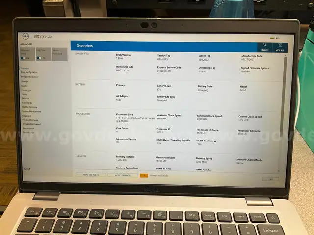 Dell Latitude 5420 Laptop | 11th Gen i5-1145G7 | 16GB RAM | 256GB SSD No OS