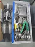 BULK commercial-grade kitchen utensils - serving spoons, ladles, tongs, scoopers, spatulas, pizza cutters,