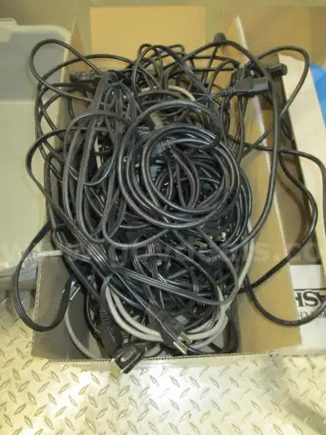 35 plus cords - standard power cords for various electronics example for computer, monitor, printer, projector