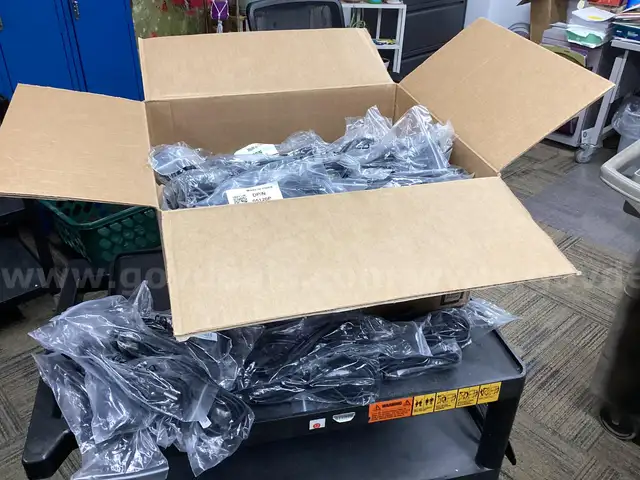 Bulk Lot of 75+ Genuine Dell Power Cords - DP/N 05120P - C13 PC Monitor Printer