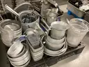 Instant Kitchen Starter Lot: Bulk Commercial Pans, Baking Tins & Prep Containers