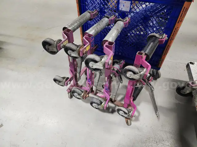 Set of 5 Zendex GoJak Professional Vehicle Positioning Jacks - Model 4500/6200 Series