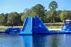 190' x 120' inflatable obstacle course for water