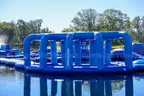 190' x 120' inflatable obstacle course for water