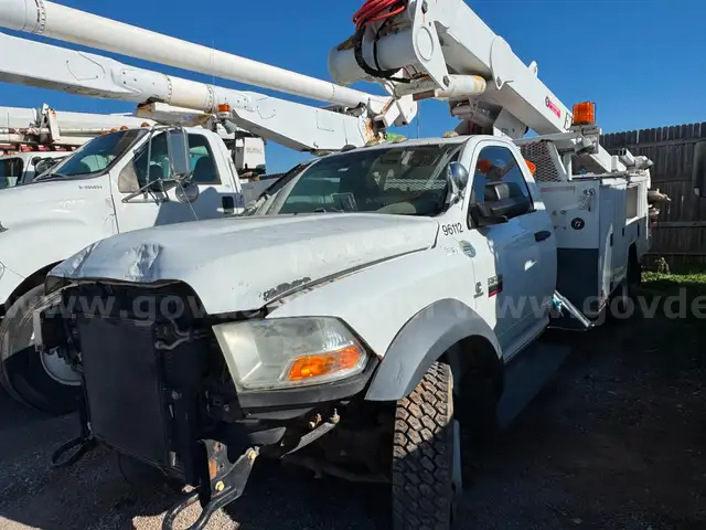 2012 Dodge Ram 5500 Diesel 4x4 Squirt Boom Truck