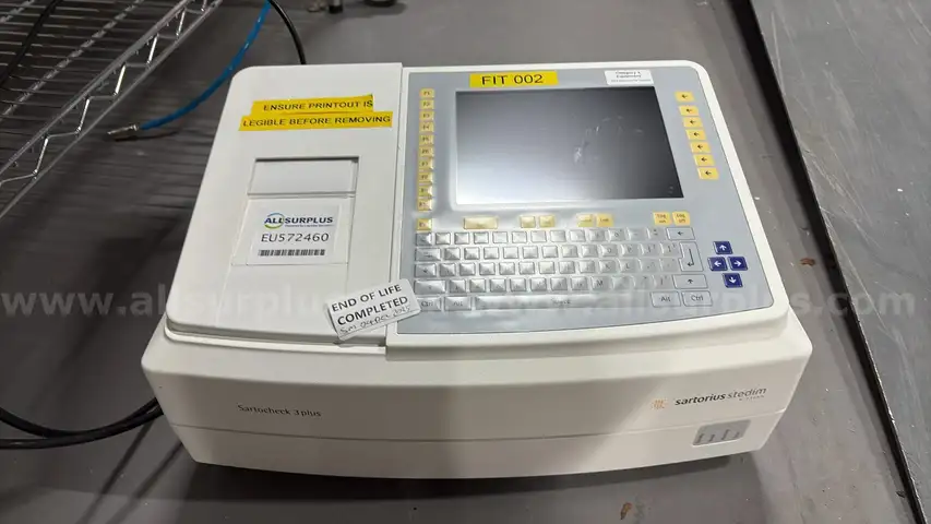 Sartorius Sarocheck 3 plus Stedim Filter Integrity Tester