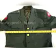 US Army Staff Sergeant Uniform Jacket AIRBORNE Patch COLOR GREEN BY P.X.CUSTOM