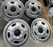 SET OF 4 RIMS WITH HUB CAPS FOR 2023 17"Ford Super Duty 2010-2024 F250 F350 Steel Rim Wheel BRAND NEW