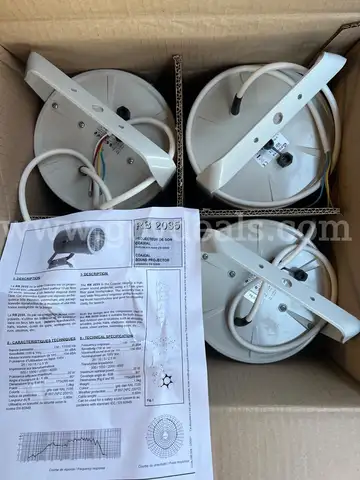LOT OF 4 Bouyer Design COAXIAL SOUND PROJECTOR RB 2035 MADE IN FRANCE