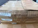 LOT OF 2 BOXES OF 20 (TOTAL OF 40 PCS) Faux Leather Decorative Throw Pillow Covers Modern Outdoor Color DARK BROWN NIB