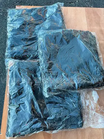 LOT OF 3 Packages of 10  (Total of 30) Decorative Textile Pillow Covers Modern Outdoor Color Black