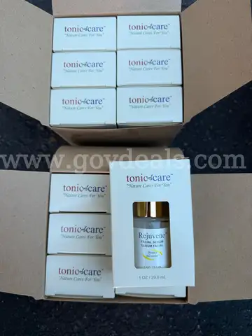 LOT OF 2 BOXES BY 6 Tonic Care FACIAL SERUM REJUVENE  1oz / 29.5 ml All Natural NEW