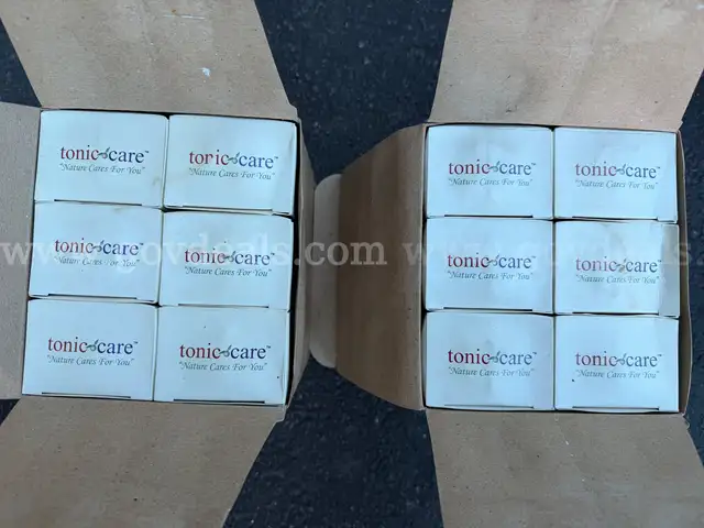 LOT OF 2 BOXES BY 6 BOX OF 6 Tonic Care Relabalm Massage Oil 8 oz /235 ml All Natural Ingredients
