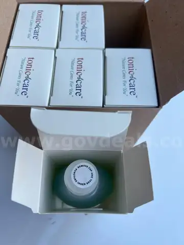 LOT OF 2 BOXES BY 6 OF Tonic Care Relabalm Massage Oil 8 oz /235 ml All Natural Ingredients *WILL SHIP*