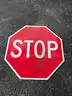 STOP sign big size made from metal/aluminum