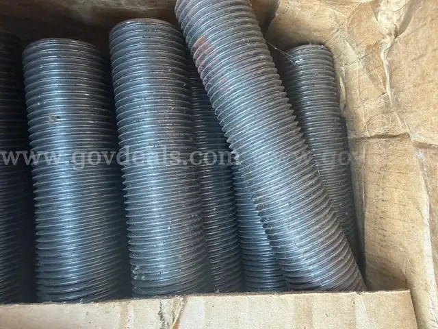 LOT OF 12 WOOD-AMEC FOSTER WHEELER Grade B7 All Threaded Stud Plain 15080700P