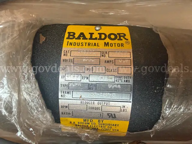 BALDOR DIRECT CURRENT MOTOR 90V MODEL AP3001 H.P. 1/15 1725 R.P.M. NEW IN BOX *WILL SHIP*