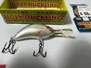 LOT OF ASSORTED LURES UGLY DUCKLING NO. 4 SIL SINKING (30 YEARS OLD) &ORKA+HOOKS *WILL SHIP*