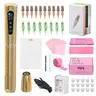 Wireless Tattoo Machine Kit-3.0mm Stroke Length 800mAh POPUPMU-NORA-GOLDEN KIT NIB *WILL SHIP*