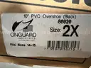 Onguard Overboots , 2X-Large , Workers Boots 10 In, Pvc, Black 86020 NEW IN BOX *WILL SHIP*