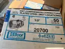 EFCOR EMT Compression Connectors Plated Steel 1/2" Cat.No.750 D.C.20700 (50-Pk)*WILL SHIP*