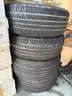 LOT OF 5 RIMS WITH GOOD YEAR TIRES / USED  REMOVED FROM 2014 DODGE CHARGER 225/60R18