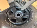 LOT OF 5 RIMS WITH GOOD YEAR TIRES / USED  REMOVED FROM 2014 DODGE CHARGER 225/60R18