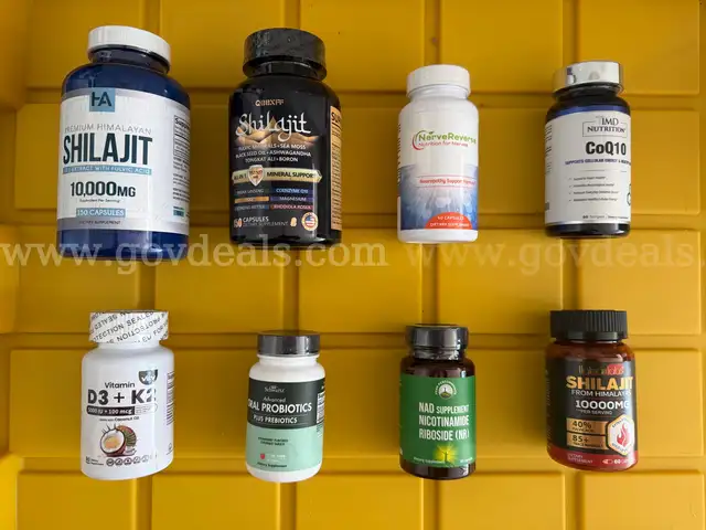 LOT OF 8 ASSORTED VITAMINS PILLS FACTORY SEALED EXP.2026 *WILL SHIP* V6