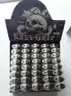 BOX OF 40 REUSABLE NEON GAS LIGHTERS EASY GRIP Lighter -Tattoo Classic FULL SIZE Large,NEW