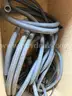 LOT OF ASSORTED SPOOLS OF WIRES AND CABLES