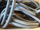 LOT OF ASSORTED SPOOLS OF WIRES AND CABLES