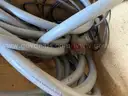 LOT OF ASSORTED SPOOLS OF WIRES AND CABLES