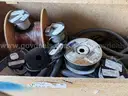 LOT OF ASSORTED SPOOLS OF WIRES AND CABLES