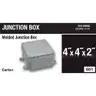 LOT OF 5 PCS CARLON LAMSON & SESSIONS NONMETALIC JUNCTION BOX 4"X4"X2" E989NNJ NEW *WILL SHIP*