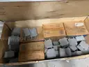 LOT OF 5 PCS CARLON LAMSON & SESSIONS NONMETALIC JUNCTION BOX 4"X4"X2" E989NNJ NEW *WILL SHIP*