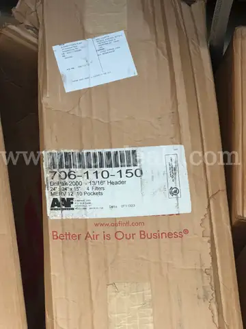 AAF 4 FILTERS 706-110-150 DRIPACK 2000 13/16" HEADER 24X24X15 MERV 12 10 POCKETS NEW IN BOX*will ship*