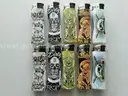 BOX OF 40 REUSABLE NEON GAS LIGHTERS EASY GRIP Lighter -Tattoo Classic FULL SIZE Large,NEW