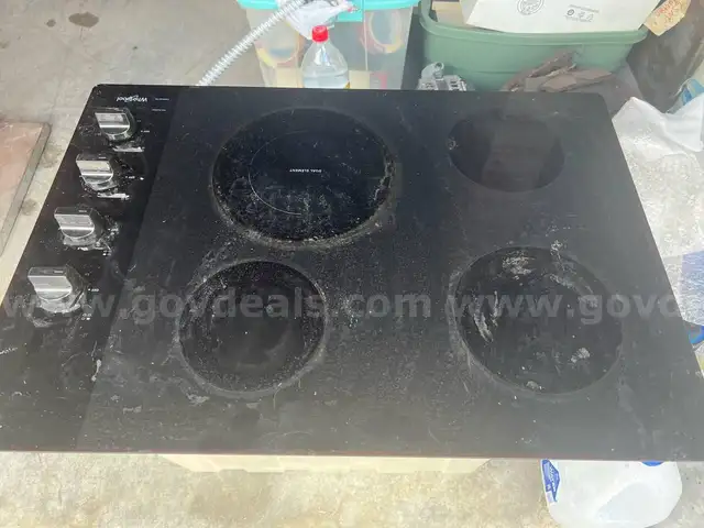 Whirlpool GLASS cook top