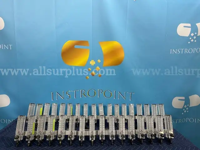 Maxtec Dual Flow Meter with Oxygen Hose (lot of 17) (C255)