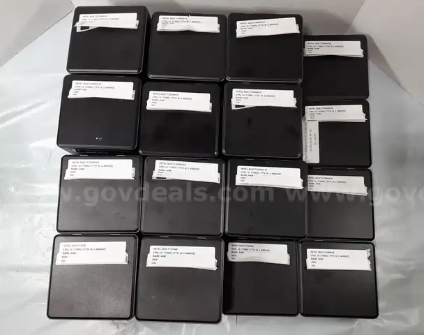 Lot of 27 - Intel NUC Core i3 7th Gen Mini Desktop Computer PC